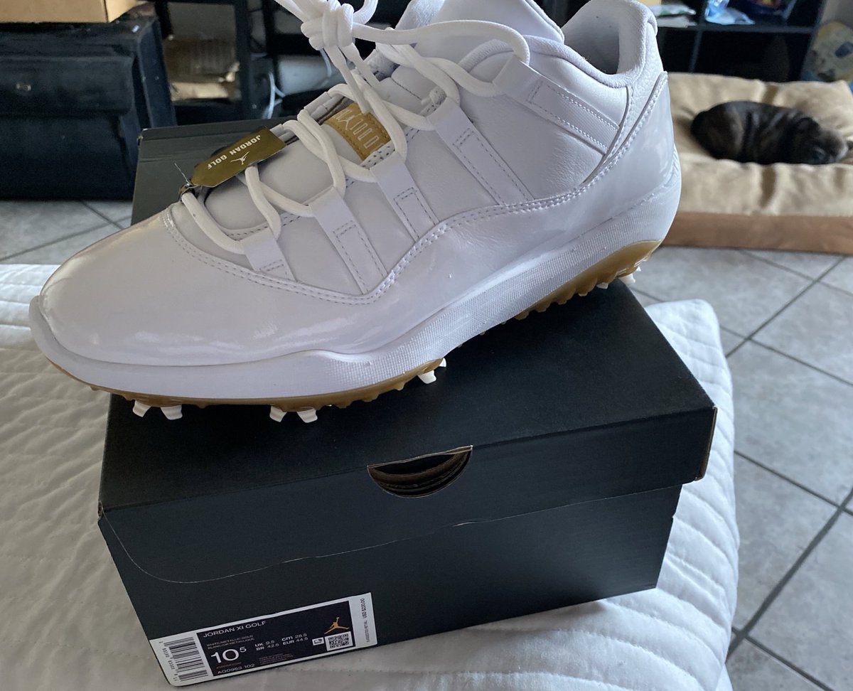 size 10.5 jordan 11 golf shoes