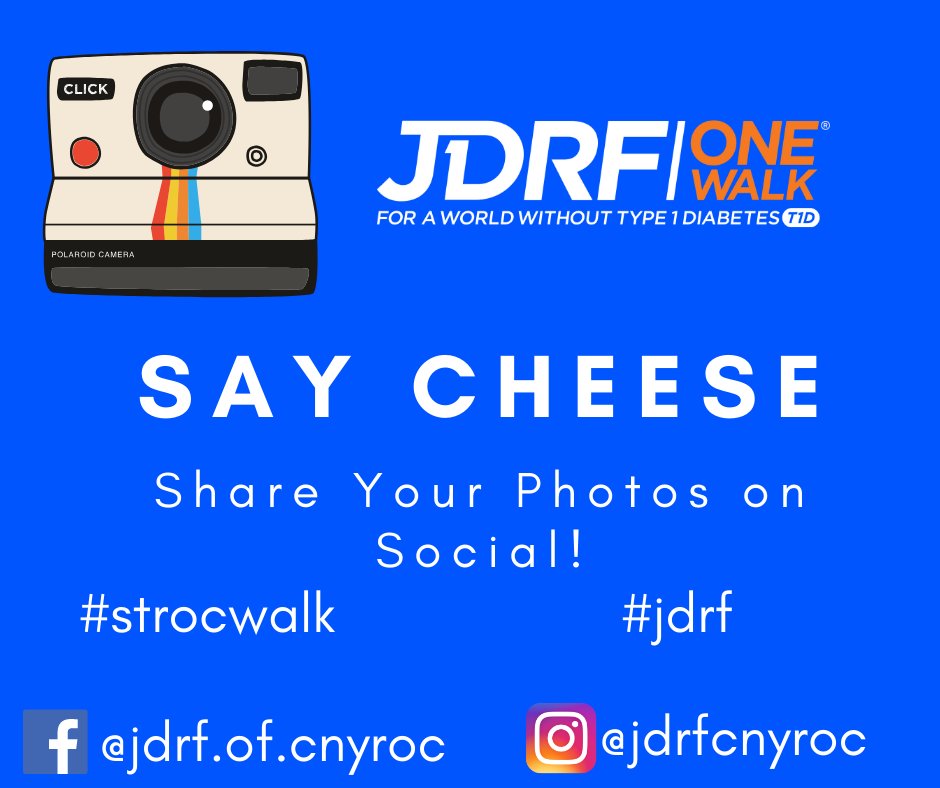 Make sure you share your walk photos today! #strocwalk #jdrf #strongertogether #saycheese