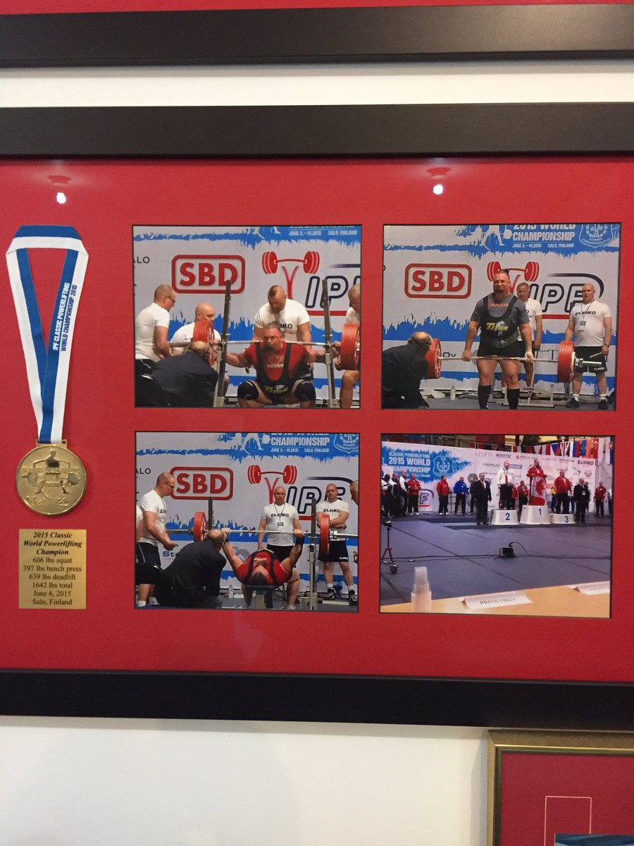tomcnicholls's tweet photo. 5 years to the day I was fortunate to win my 3rd #WorldChampionship in #powerlifting in #Finland. I have been waiting since pre- Spring to get back in competition. #covid19 will determine that. #comebacktrail #readytolift https://t.co/2VjldGfSGs