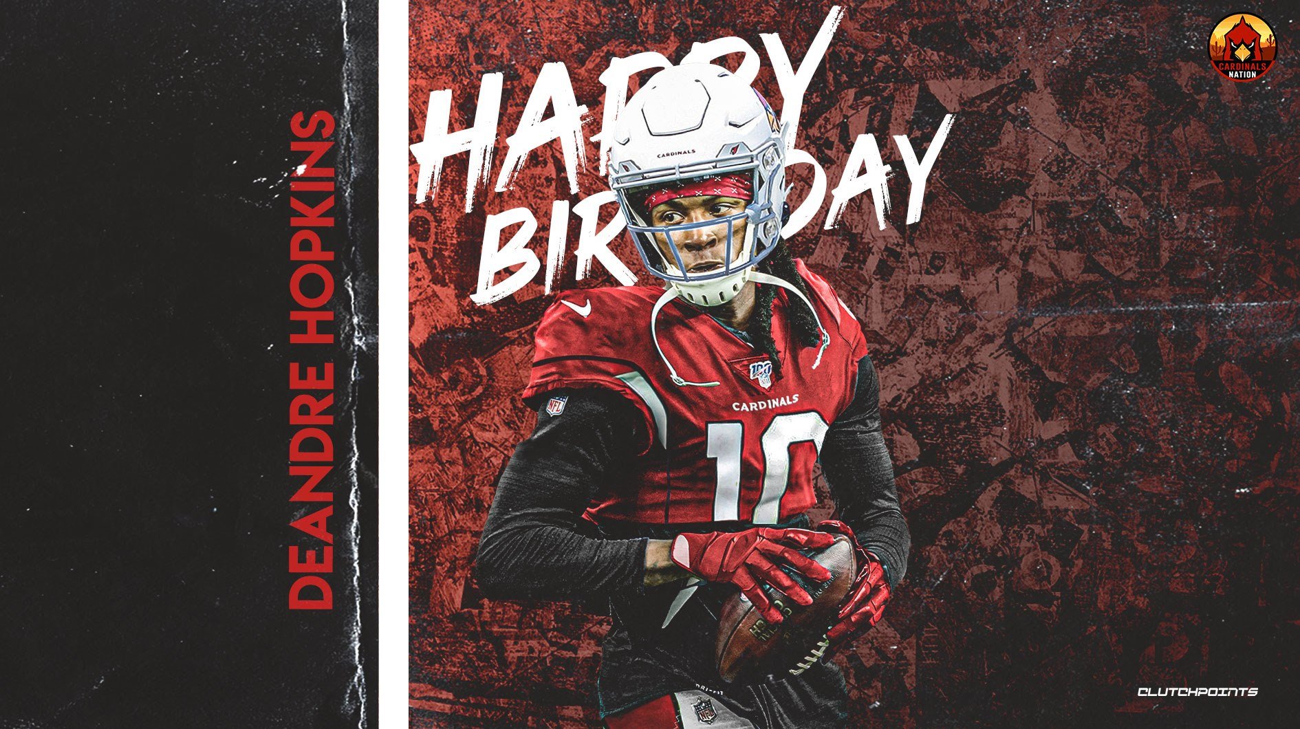 Join Cardinals Nation in wishing DeAndre Hopkins a happy 28th birthday! 