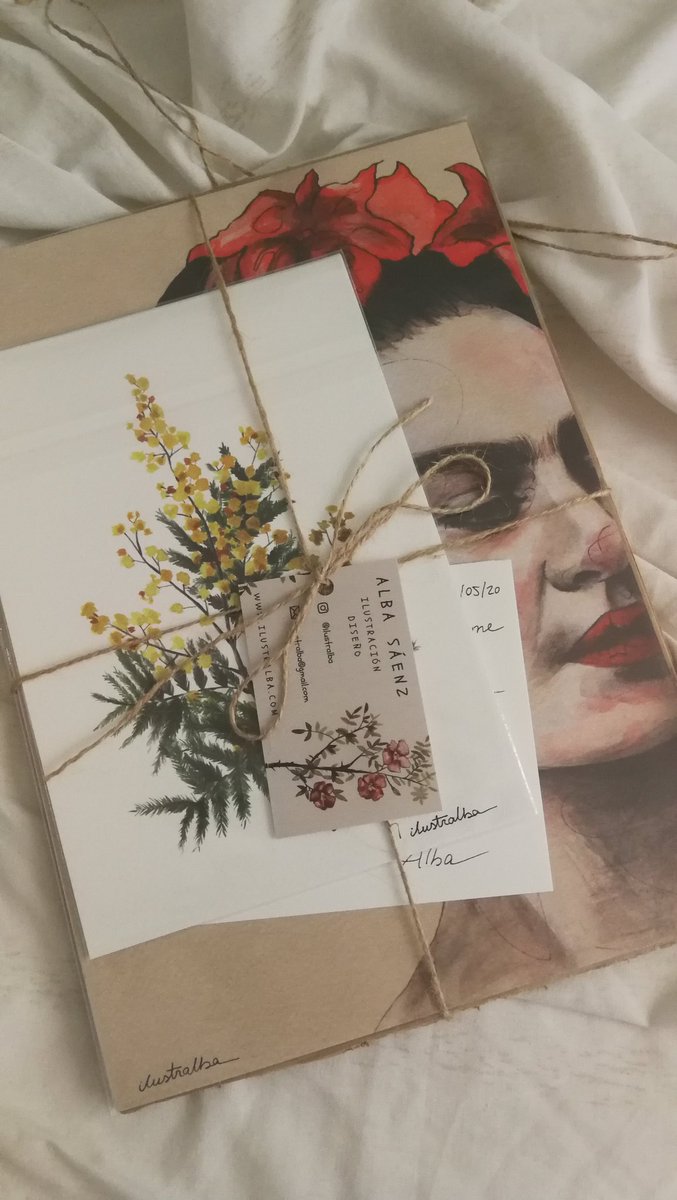 laramarotoperez's tweet photo. Ilustraciones preciosas. Envíos bonitos ❤️. Gracias @ilustralba https://t.co/Dq6cetrJqf