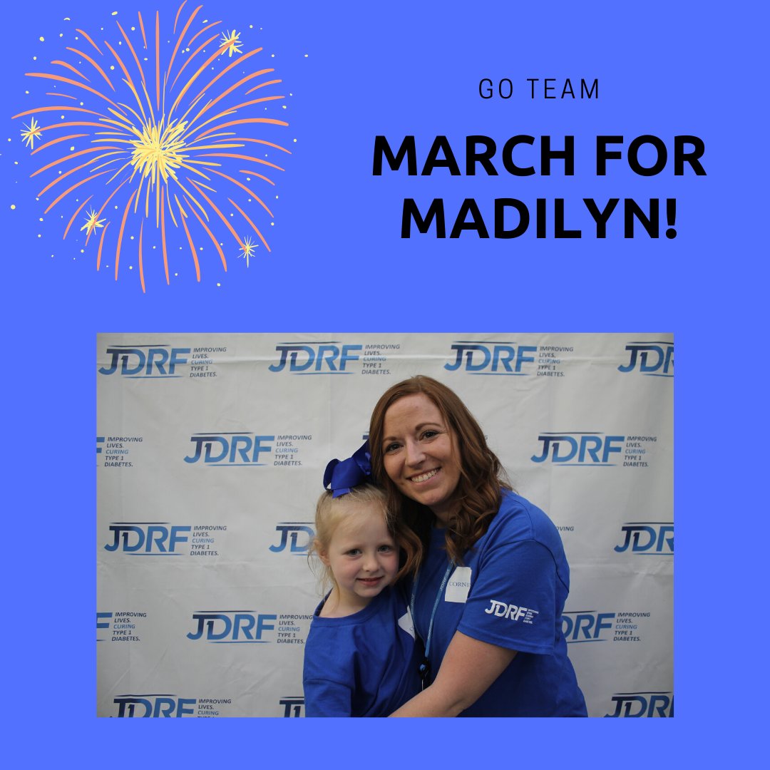 We're all marching for Madilyn! Welcome back <3 #strocwalk #jdrfonewalk