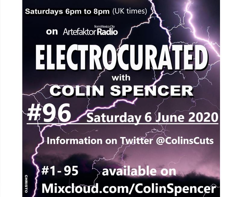 ColinsCuts's tweet image. #NewMusic+#RecentReleases
by
#Microvolt
#MrTophat
#RogueSector
[and others...]
on
#Electrocurated programme #96
@artefaktorradio.com
6-8pm (UK times)
#TODAY Saturday 6 June 2020

Get the ministry of #ElectronicMusic on #89 mixcloud.com/ColinSpencer/e…

#DiscoverAndRemember #synthfam