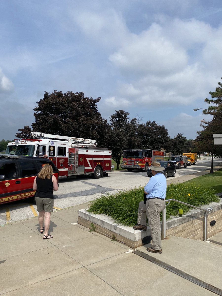 Staging for the moving up parade and the graduating seniors parade! #vikingfamily