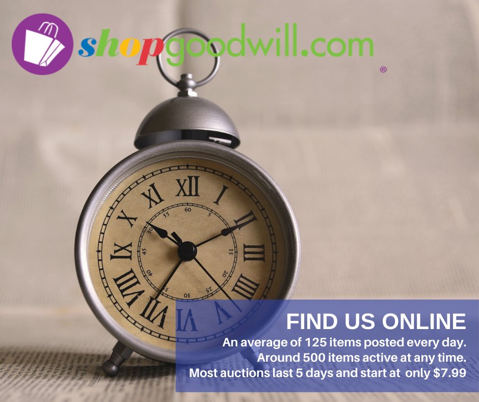 What treasures will you discover? 

Thrift from the comfort of your own home at shopgoodwill.com/GoodwillRichmo… #thriftonline