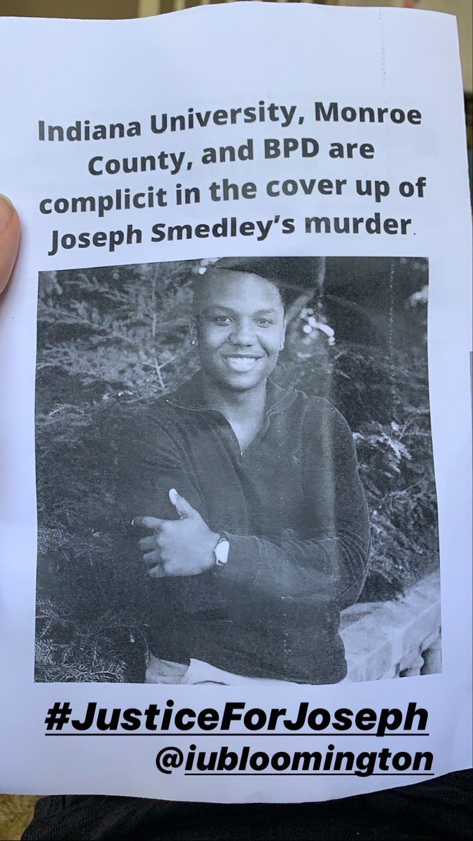 erinetling's tweet photo. Joseph Smedley matters. Reopen his case @IUBloomington @IUPD_Btown @BltgINPolice #JusticeForJoseph 
petition to reopen his case &amp; article for more info>> https://t.co/7PhvComEkA