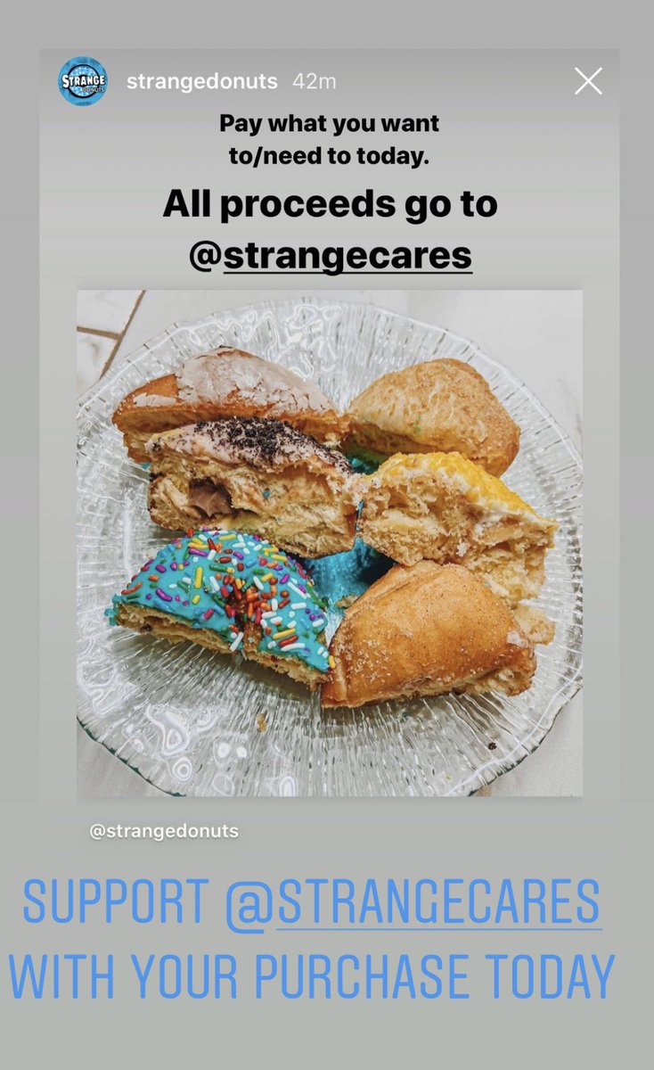 StrangeCares's tweet image. Both @strangedonuts &amp;amp; Worlds Fair Donuts are donating to our charity today. Get out and buy some dones!
