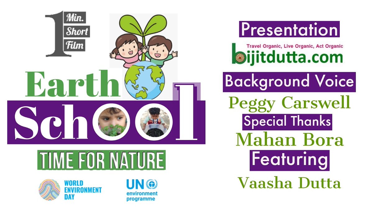 BijitDuttaJrt's tweet photo. "Earth School": 1 Minute Short Film
https://t.co/esaeX3PqNS
#EarthSchool #WorldEnvironmentDay #ForNature #DhakkDhakkDharti
#PollutionFreeAssam #MyGreenAssam @mygovassam @mahan_seed https://t.co/UfDKlUzXcY