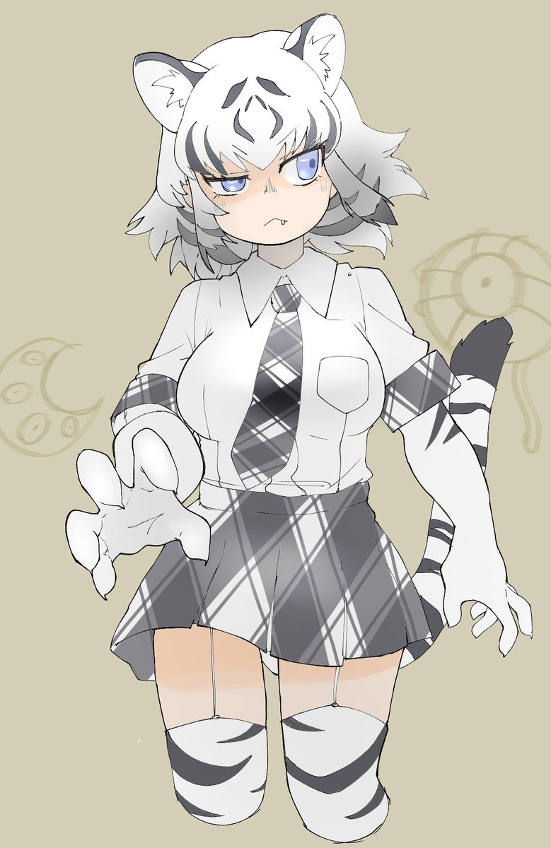 けものフレンズ けもフレ ホワイトタイガー なか のイラスト けものフレンズ けもフレ ホワイトタイガー なか のイラスト
