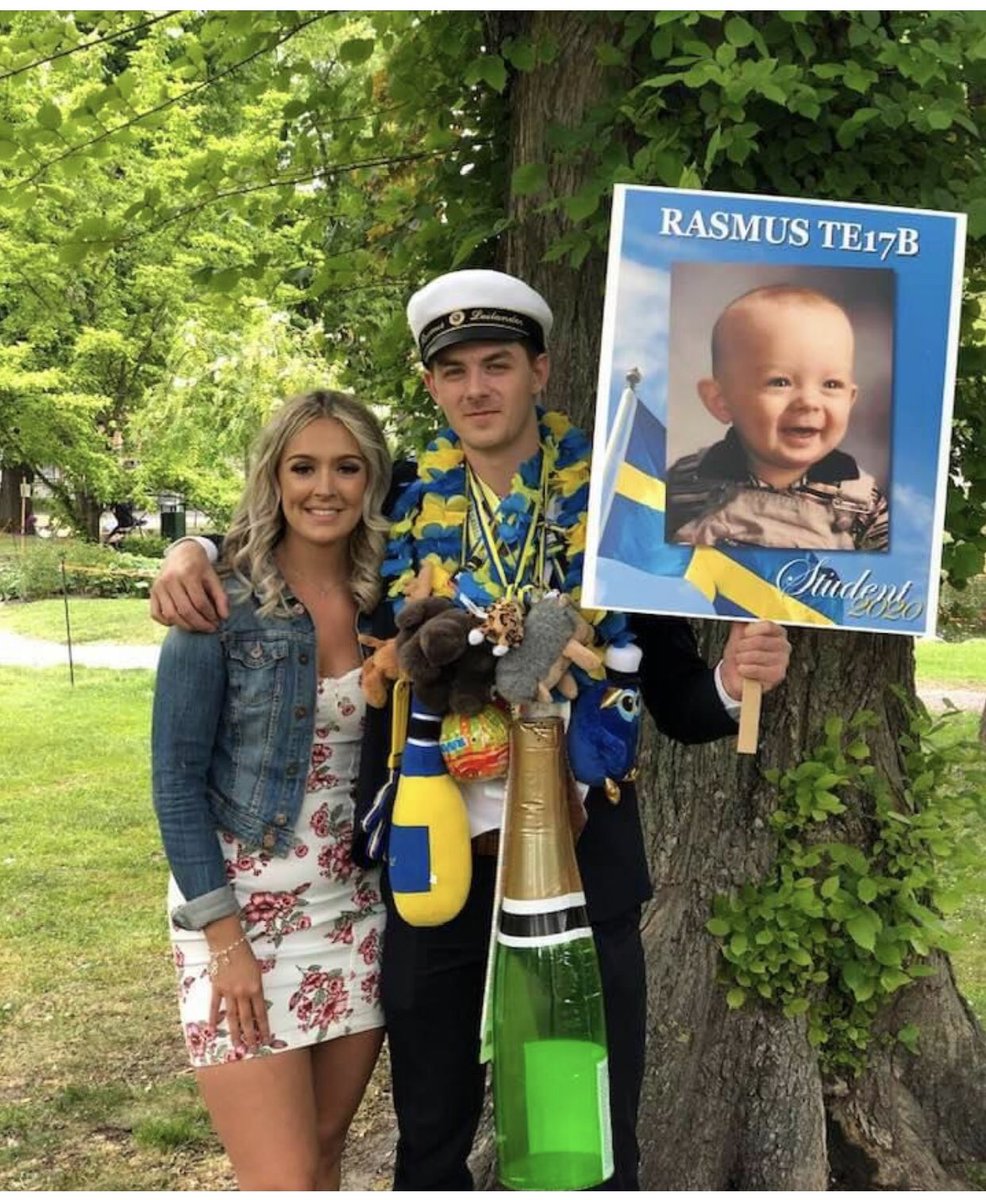 Trollekis gratulerar Rasmus Leilander till studenten. 💚❤️💚❤️