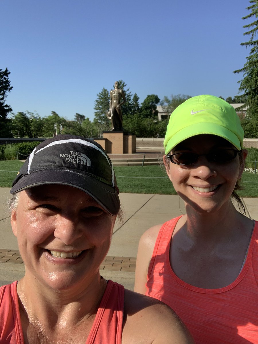 kle052789's tweet photo. Went for a sweaty run on an eerily empty campus then found these guys having coffee. Great start to the morning! #sparty #msu #michiganrunning #family #coffee #blueowl #donttouchmymochawhileimtakingthispicture https://t.co/ZNmZiZqVLm