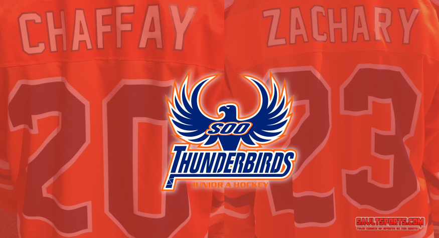 Saultsportscom's tweet photo. Forwards Chaffay and Zachary Sign to the 2020 -2021 NOJHL Soo Thunderbird Roster @NOJHL @sooTBIRDhockey #GNML https://t.co/xU1ynDUczM https://t.co/4aM0GVtx2P