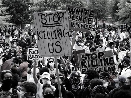 JMartinTV's tweet photo. Many professional photogs documented Houstonโs historic protest this week. Thanks #CapturingAllangles for sharing these with me. โฆ@FOX26Houstonโฉ https://t.co/MYjHwHFEsT