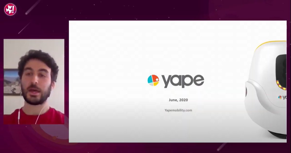 [Mainstage] La seconda startup che presenta il proprio progetto alla Startup Competition del #wmf2020 è Yape! #WeMakeFuture