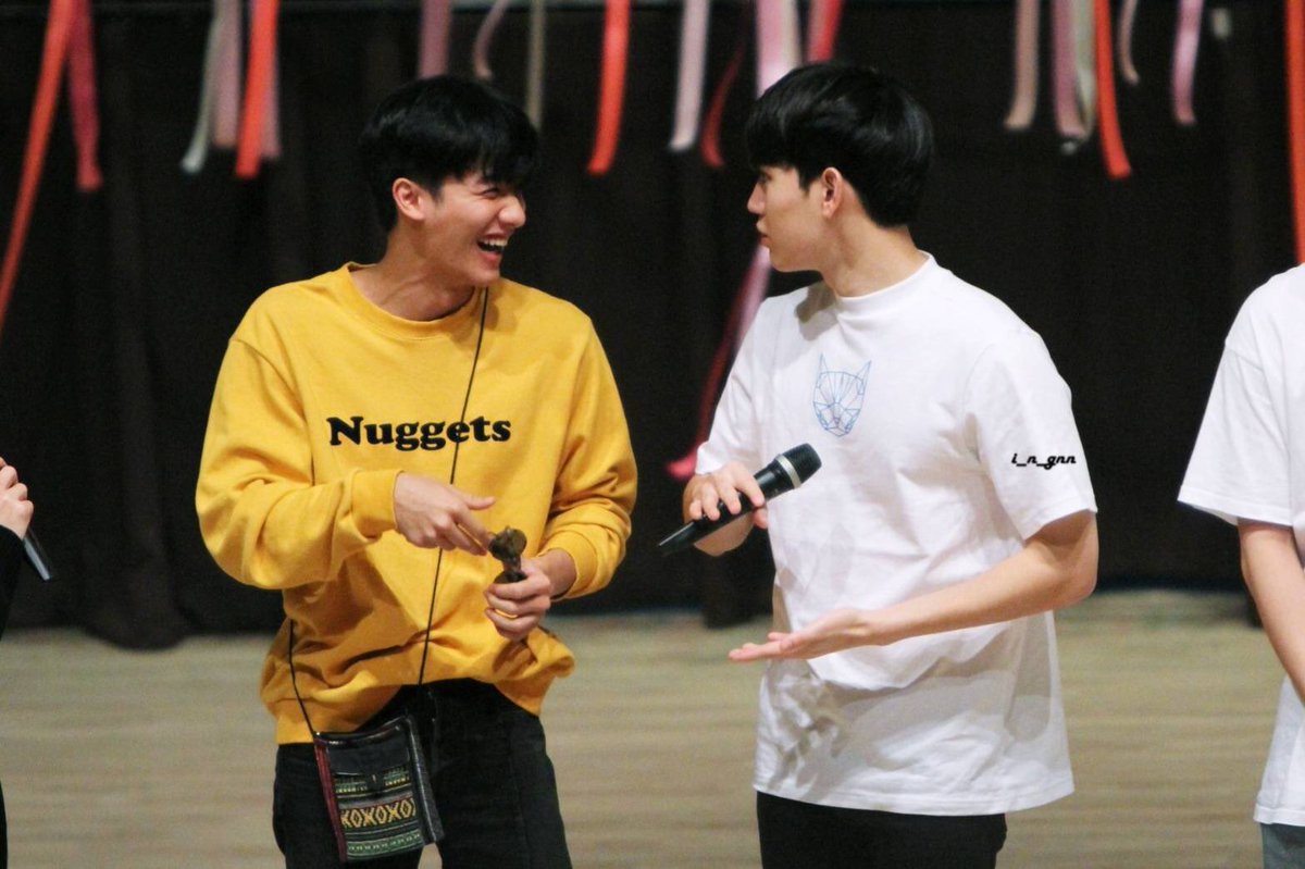 Day 42:  @Tawan_V  @new_thitipoom this coming week will be one of your busiest week but I hope you're having fun while rehearsing for you upcoming fanmeet. We're so excited to see you perform, we're so proud of you! ฉันรักคุณ   #Tawan_V  #Newwiee