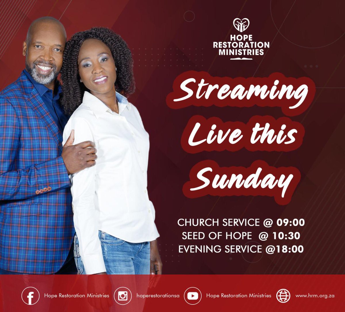 HopeRestoration's tweet photo. #HRMOnline Join us tomorrow for our live streaming services and Worship Night. All will be live on Facebook, Instagram, YouTube, website and Hope Alive Radio https://t.co/PtlgszIiUP #DevotedCitizens https://t.co/685YcpG1Iv