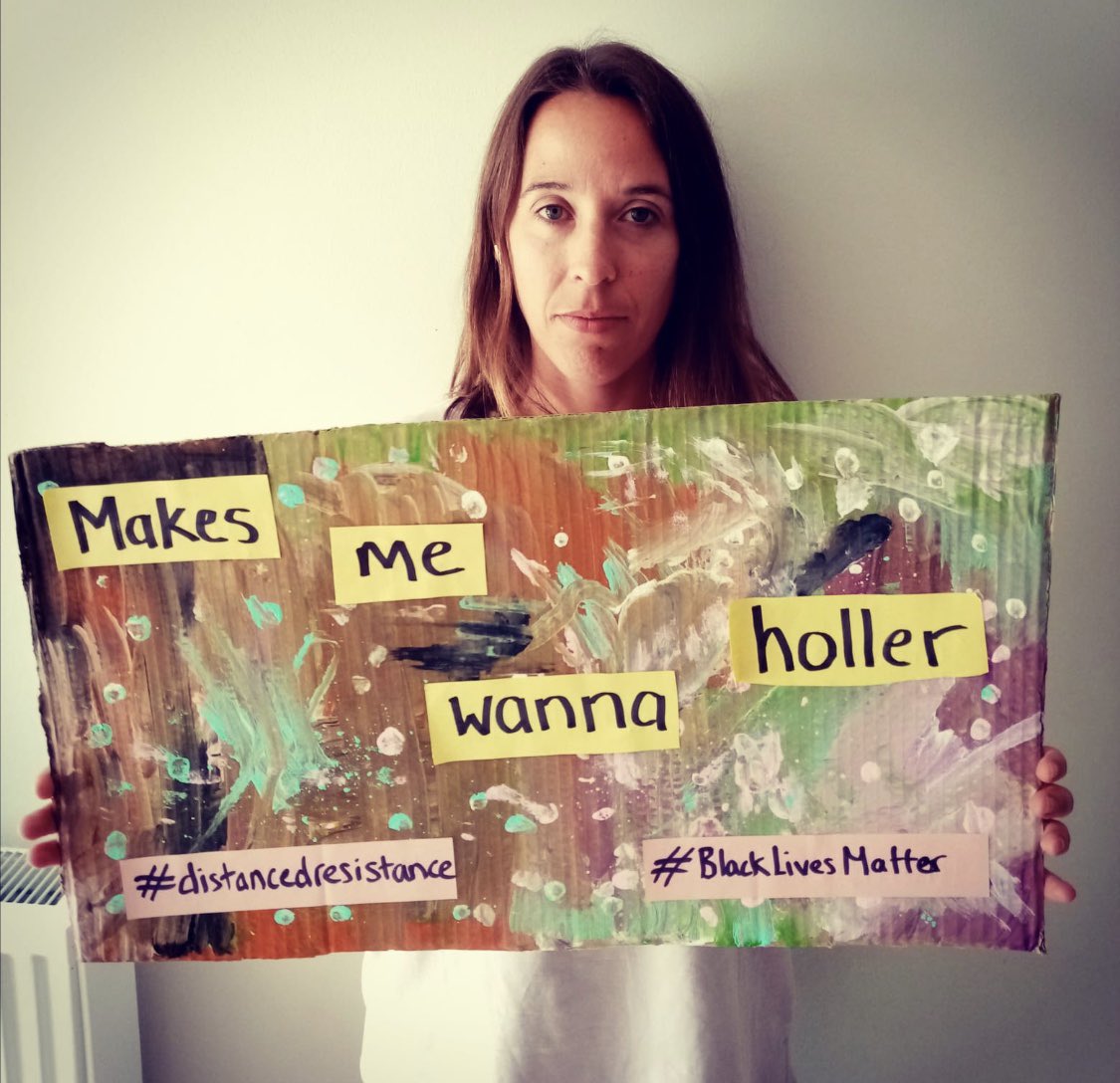 DistancedR's tweet image. @DistancedResistance
@DistancedR
#distancedresistance
#georgefloyd
#racialjustice
#TakeAKnee
#BlackLivesMatter
#saytheirnames
#socialdistancing
#protests2020