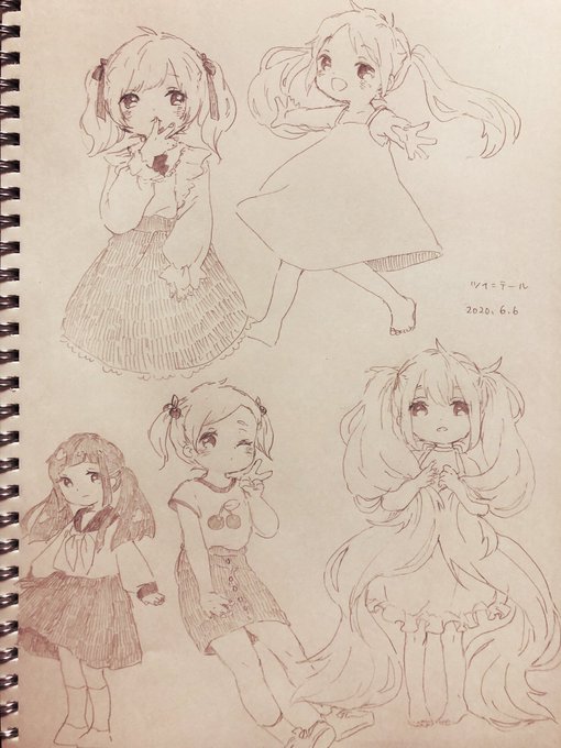 きょうのいちまい も描いたのよ
きょうはツインテール
そろそろネタが尽きてきた 