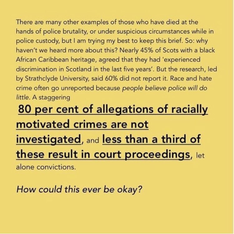 malrumbles's tweet photo. (2/3)

#BlackLivesMatter #Scotland 
#ScotlandisnotInnocent https://t.co/sF7GAxlVBJ