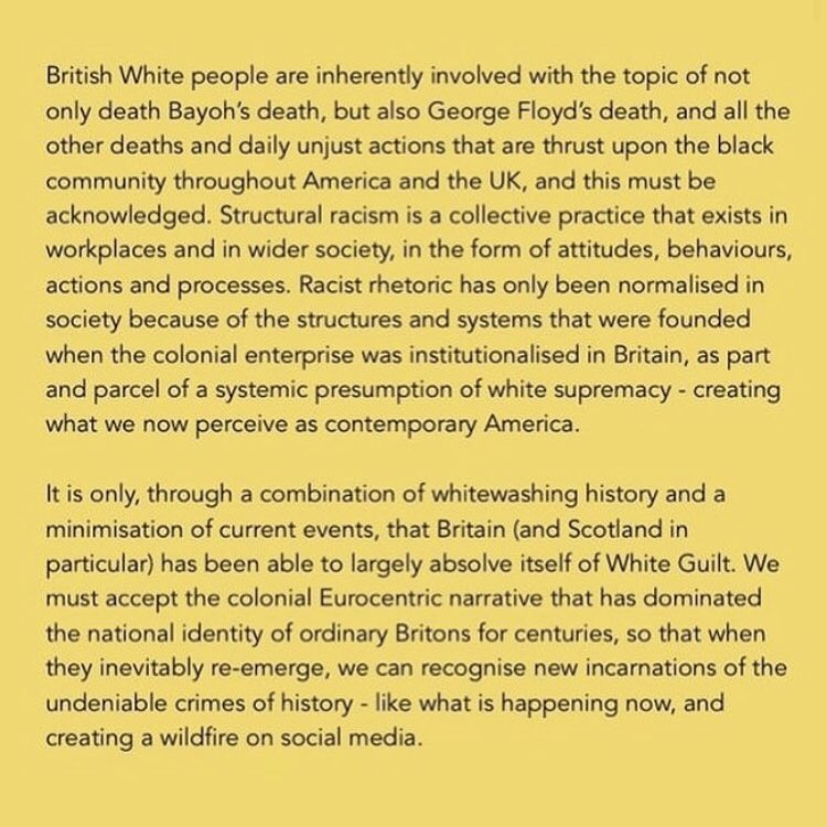 malrumbles's tweet photo. (2/3)

#BlackLivesMatter #Scotland 
#ScotlandisnotInnocent https://t.co/sF7GAxlVBJ