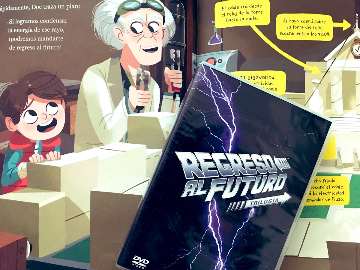 Ayer llegó uno de esos momentos que todo padre o madre friki quiere vivir desde que nace su peque: ver #RegresoAlFuturo por primera vez. Iba a esperar más, pero tenemos el cuento y a los dos les encanta la historia, así que nos lanzamos. Y les encantó. Qué peliculón 😍