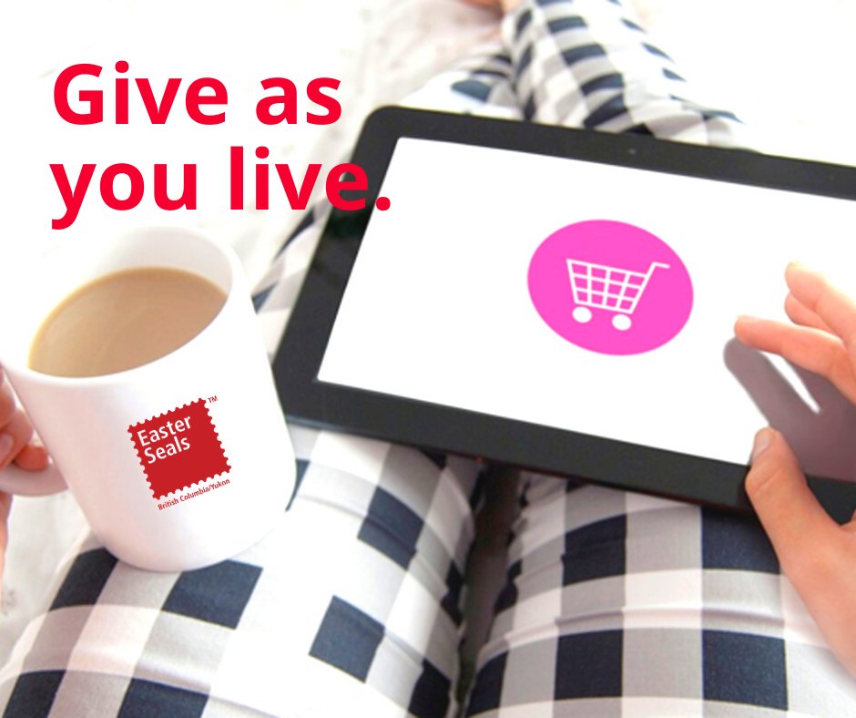 EasterSealsBCY's tweet photo. Shopping 🛒 online this weekend? Did you know 🤔 when you shop at over 25,000+ online retail partners a percentage of your purchase will be donated by the retailer to Easter Seals. Sign up for #webgiv &amp; raise funds for Easter Seals. It's that easy! Go to: https://t.co/K3ase9ByAk https://t.co/ltpsYM491X