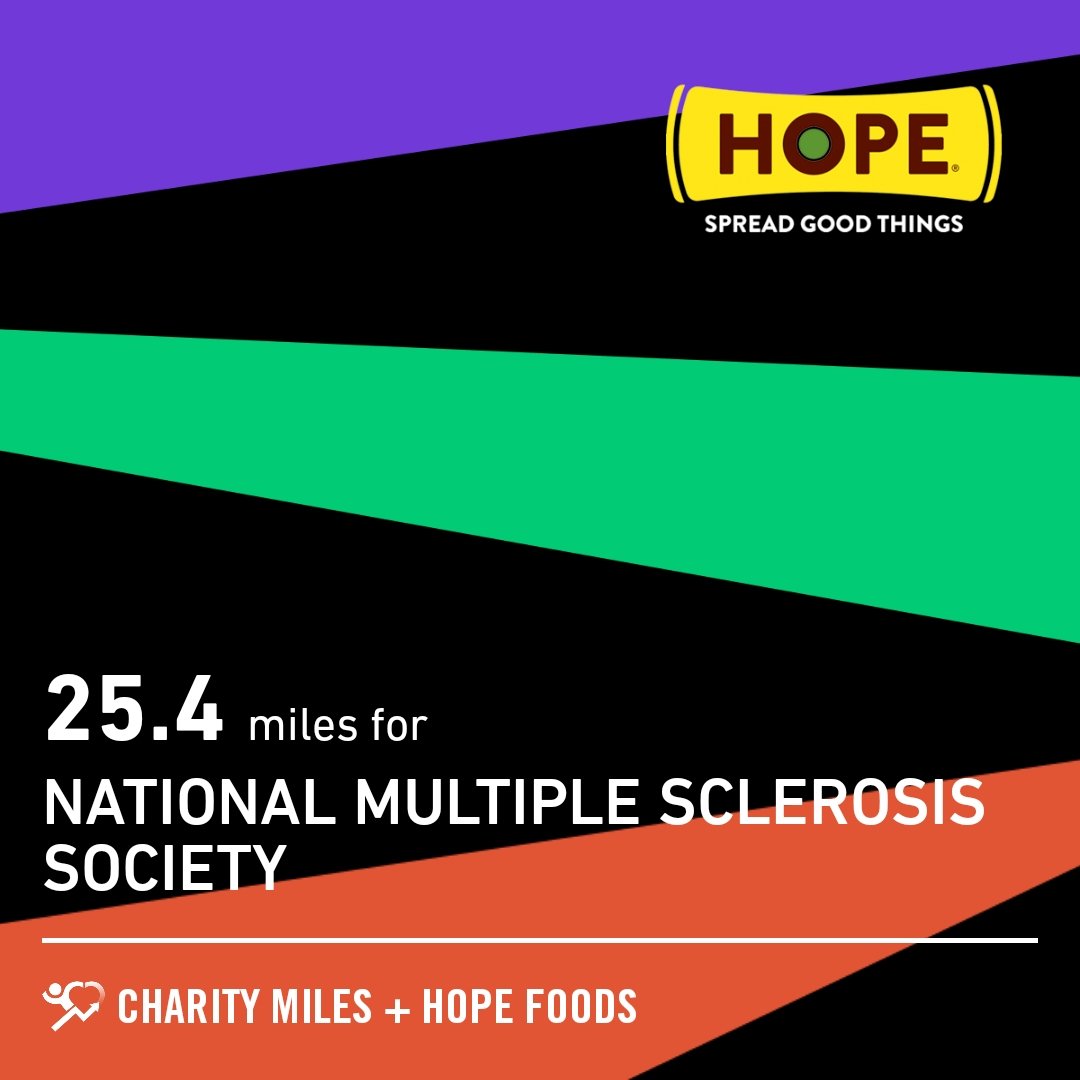 SalDeVries's tweet photo. 25.36 @CharityMiles for @mssociety. Thx @HopeHummus for sponsoring me! #SpreadHope
https://t.co/8rdsYuEkYN https://t.co/qMoyyvpSjj