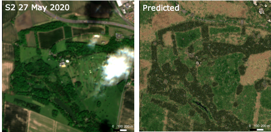 Can we predict/construct an optical image using #SAR and regression? It turned out that this is not too crazy