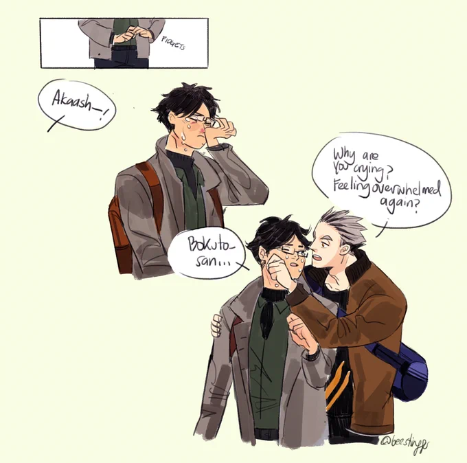 this was suppose to be angst, but not today. bokuaka for the soul 