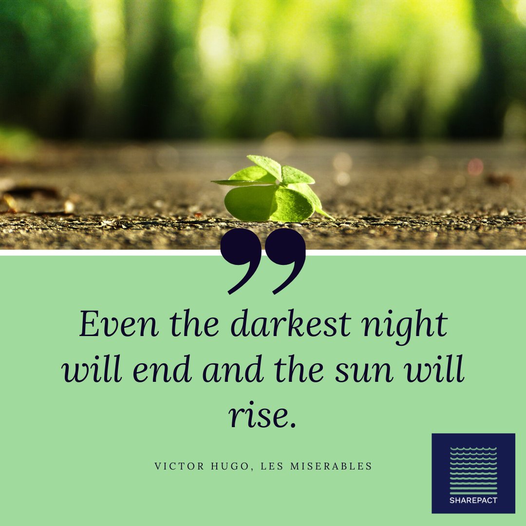 Share_Pact's tweet photo. There is always light at the end of the tunnel. 
#hopestillwins #sharepact https://t.co/dArS0eWr4v