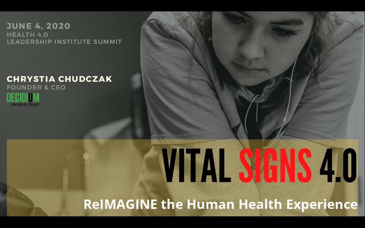 You can now hear <a href="/CChudczak/">Chrystia Chudczak</a> presentation on #YouTube. Here is the link - *** youtu.be/7INWR7aWTCg ****
#health40summit #designthinking #decidium #disruptivebydesign #health40 #health4 #womenindesign