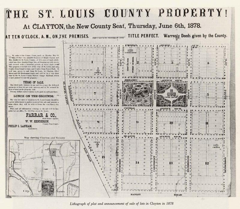 Clayton (STL) 1877-1950Clayton was one of the most commercially affluent suburbs of St. Louis filled with Black people dating back to it’s beginnings. So affluent, after it’s founding in the 1800s black and white kids were already schooling together but remained a secret.