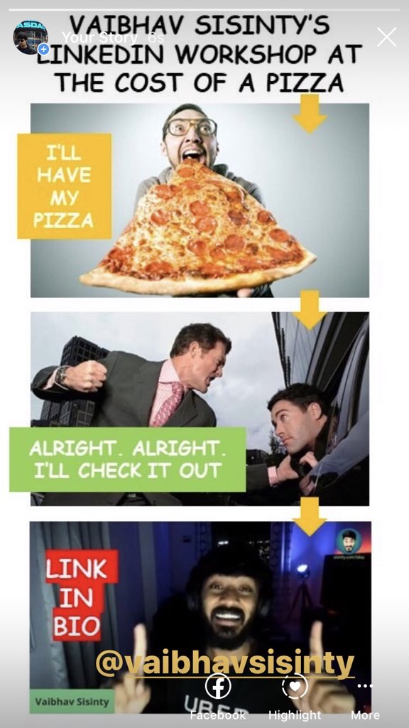 ChethanSharmaGS's tweet image. Check out Vaibhav Sisinty’s LinkedIn workshop: sisinty.com/b7

#vaibhavsisinty #linkedin5dayworkshop #linkedinbatch7