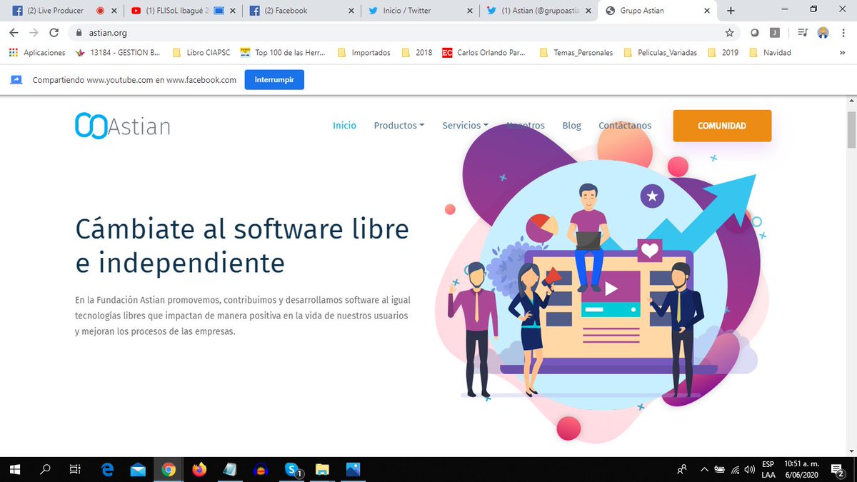 johnfmontes's tweet photo. @grupoastian Gracias a todo el equipo #Astian por apoyar el evento de la @unadibague #FliSoLIbagué y compartir su gran experiencia de desarrollo en #SoftwareLibre. En nombre del semillero #CODESIS muchas gracias por su apoyo. @UniversidadUNAD ¡El #SoftwareLibre nos une! 🇨🇴📲👍 https://t.co/ICIqylmXR6