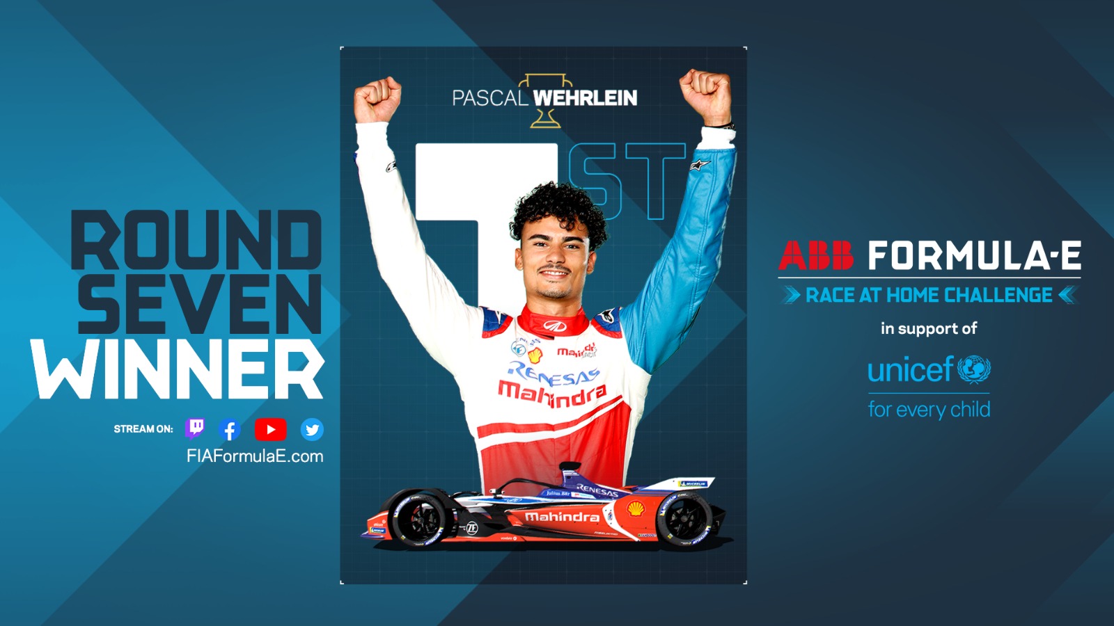 Virtual New York ePrix: Wehrlein lights-to-flag victory