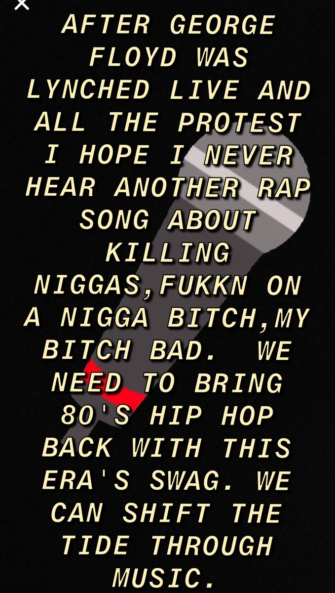 evasoklean's tweet photo. M.R.G.A 
MAKE RAP GREAT AGAIN
80's Hip Hop was about unity and fighting the powers tht be not killing each other off which is being promoted by those who control the music/entertainment industry. Which promotes eugenics and genocide.
PEACE, LOVE, POWER https://t.co/7WsIP29z6C