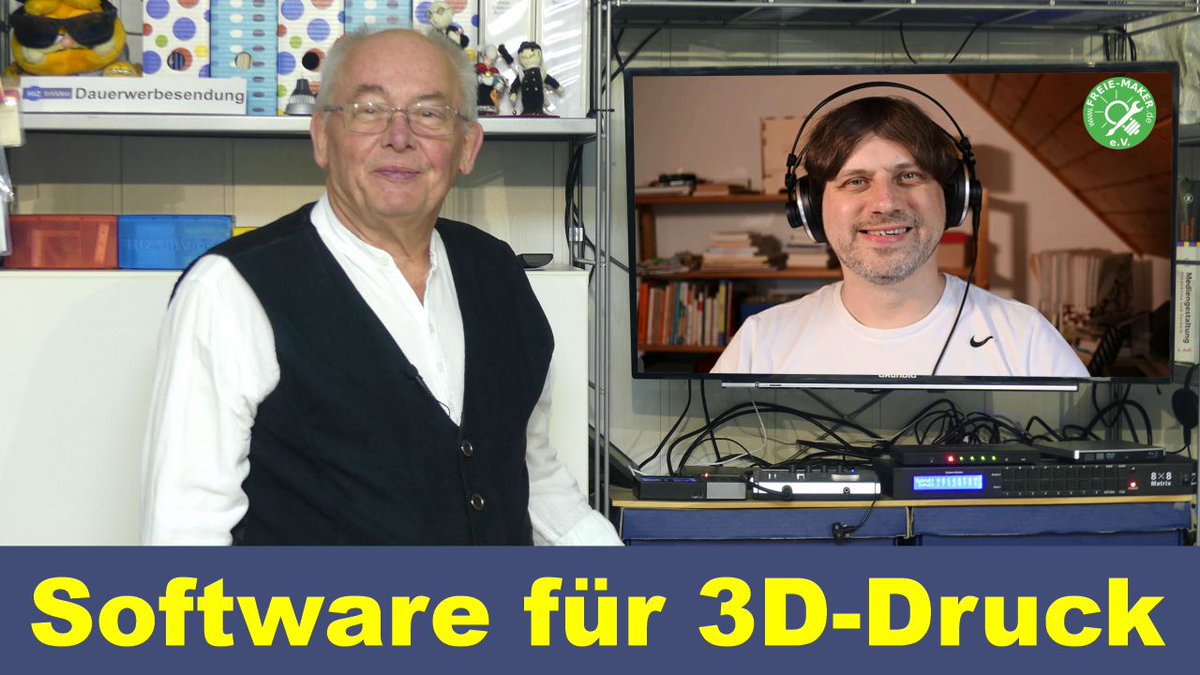 HIZ_InVideo's tweet photo. René #Bohne von den #FreienMakern erklärt das #Zusammenspiel einzelner #Softwarekomponenten, wie #Slicer und #Betriebssystem um aus einer Idee ein #3DObjekt im #3DDrucker entstehen zu lassen – #HIZ285
Das Video auf YouTube:
https://t.co/feU8ldmGPu https://t.co/Rb5NFs0Xrd