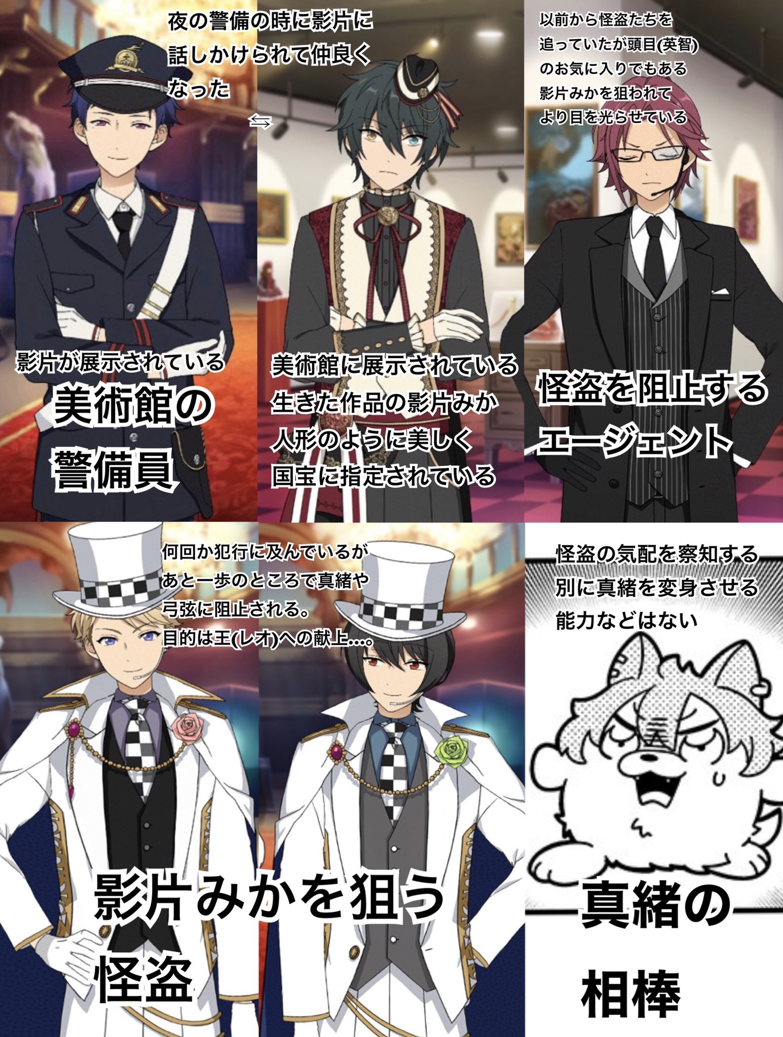 えむ丸 この設定の 漫画が 読みたかったので 一部描いた 真緒みか晃牙しかいません 晃牙はピンチの時に頭身の姿になります T Co 9suhagx9xj Twitter