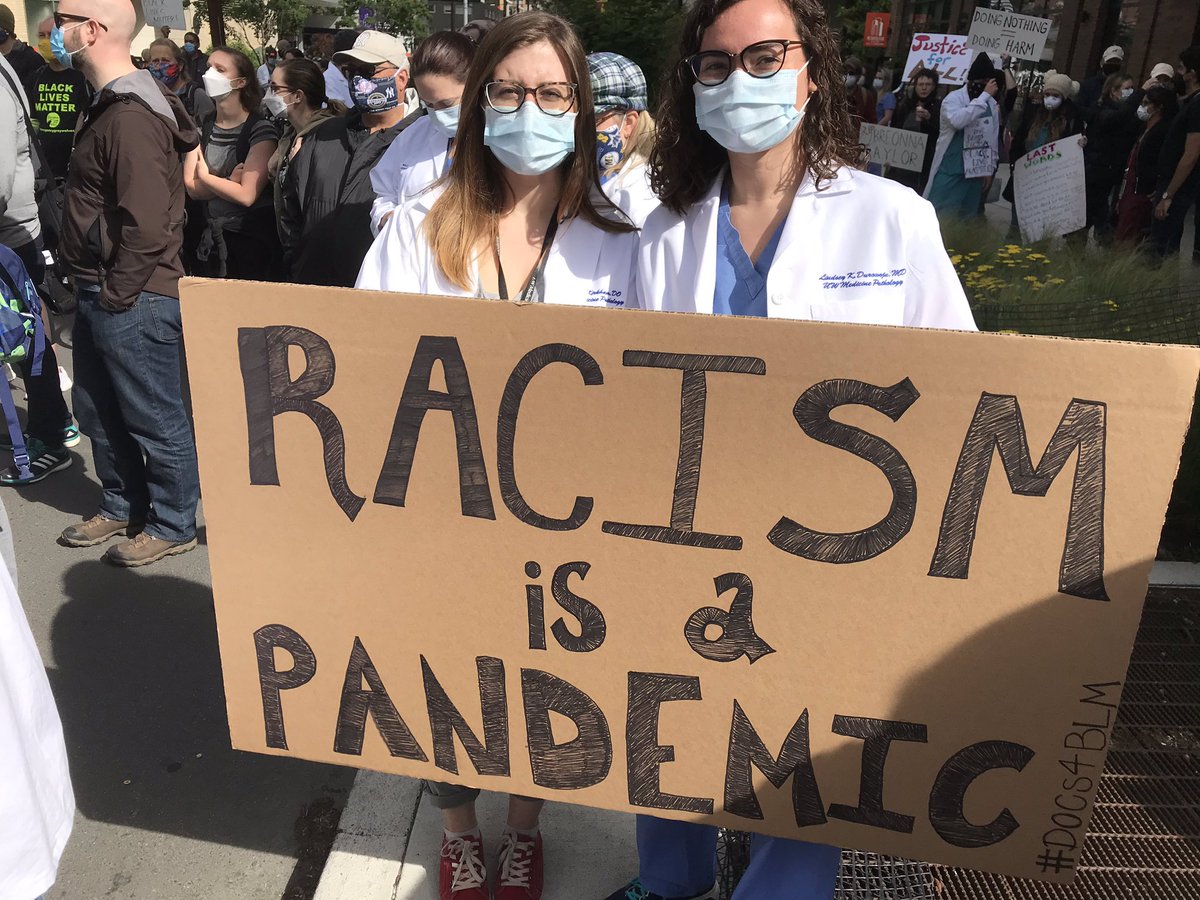 Lindsey Durowoju MD (@drdurowoju) on Twitter photo Pathologist Protest Together! ❤️#WhiteCoatsForBlackLives it was amazing to march alongside <a href="/UWMedicine/">UW Medicine</a> physicians, the <a href="/uwpathology/">Former handle of UW Department of Pathology</a> residency PD and UW path residents! United together for change #BlackLivesMattters #PathTwitter #pathology #path4blacklives #pathres <a href="/CAPDCAdvocacy/">CAP Advocacy</a> Pathologist Protest Together! ❤️#WhiteCoatsForBlackLives it was amazing to march alongside <a href="/UWMedicine/">UW Medicine</a> physicians, the <a href="/uwpathology/">Former handle of UW Department of Pathology</a> residency PD and UW path residents! United together for change #BlackLivesMattters #PathTwitter #pathology #path4blacklives #pathres <a href="/CAPDCAdvocacy/">CAP Advocacy</a>