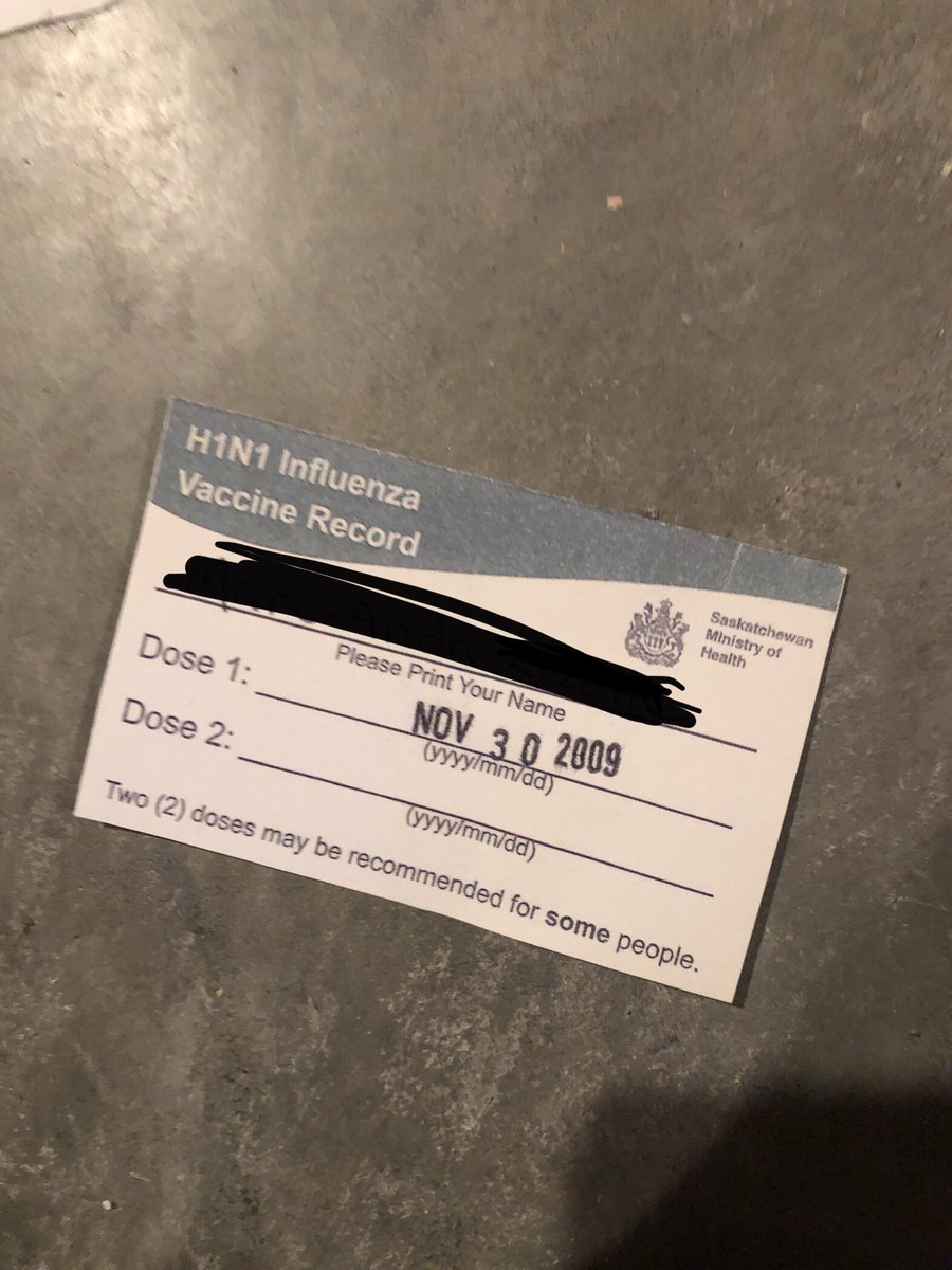 So I found some old H1N1 stuff in the basement. Remember that virus? #COVID19 #COVID19Canada #covid1948 #coronavirus #Covid_19