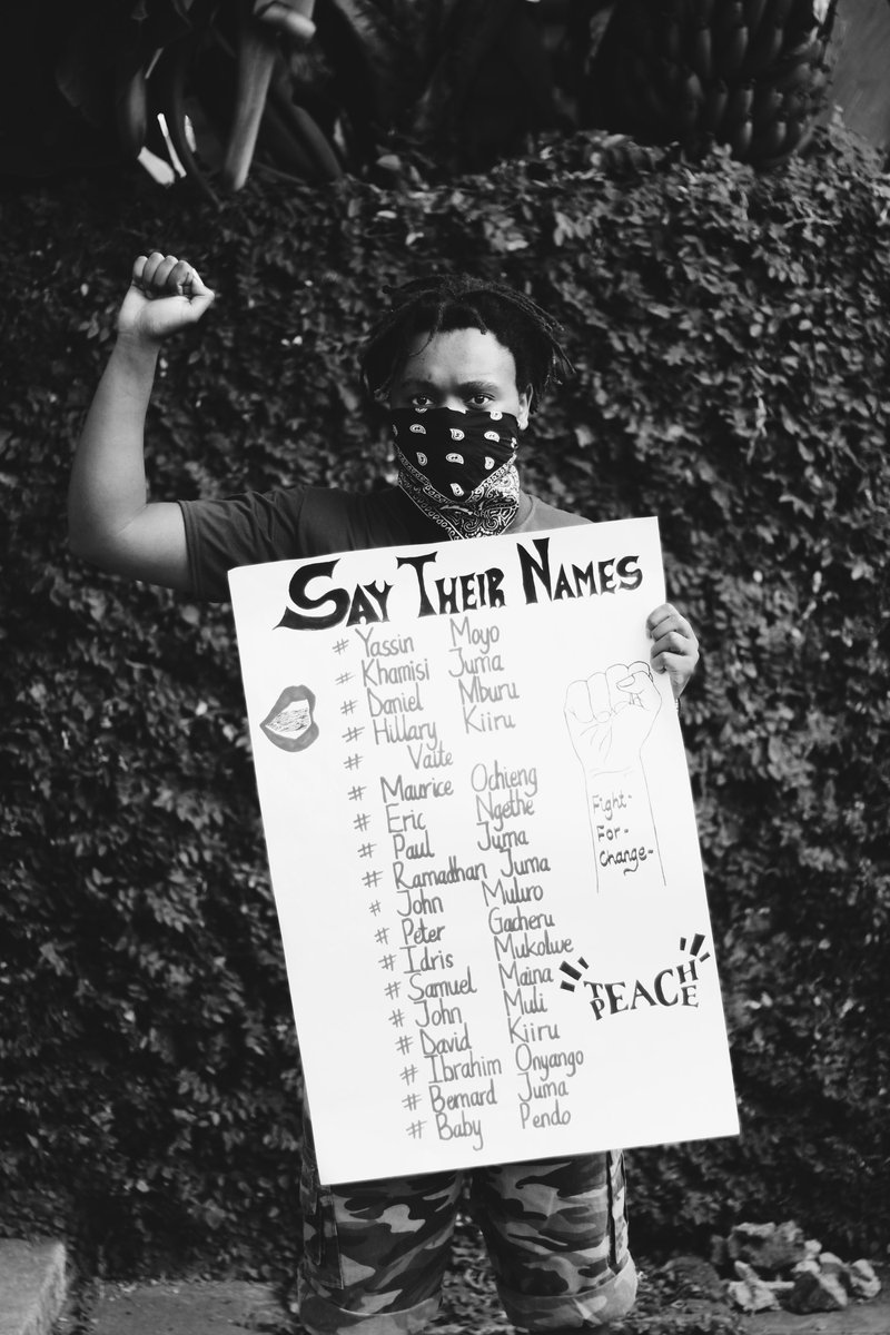 Kidama_kioko's tweet photo. A time to remember the less privileged in society, a time to stand by them
When INJUSTICE becomes LAW
RESISTANCE becomes DUTY
#educatetheeducated 
#stoppolicebrutalityKe 
#silenceisviolence 
#policeeverywherejusticenowhere 
#predatororprotector
#justiceforall https://t.co/tt6ECFb0Pv