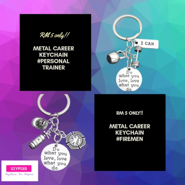10Keypers's tweet photo. 👋Recommending other #Highquality Metal #careers  #keychains

Related careers:
#Journalists #bakery #gims #science #travel #firefighters #trainer 

Interested? ORDER here👇: https://t.co/Kfwrm4F2BP

Any doubts❓📲Whatsapp to +60 10-320 2257(Kai Wei)
TQ🌸 https://t.co/Fish49ZOZb