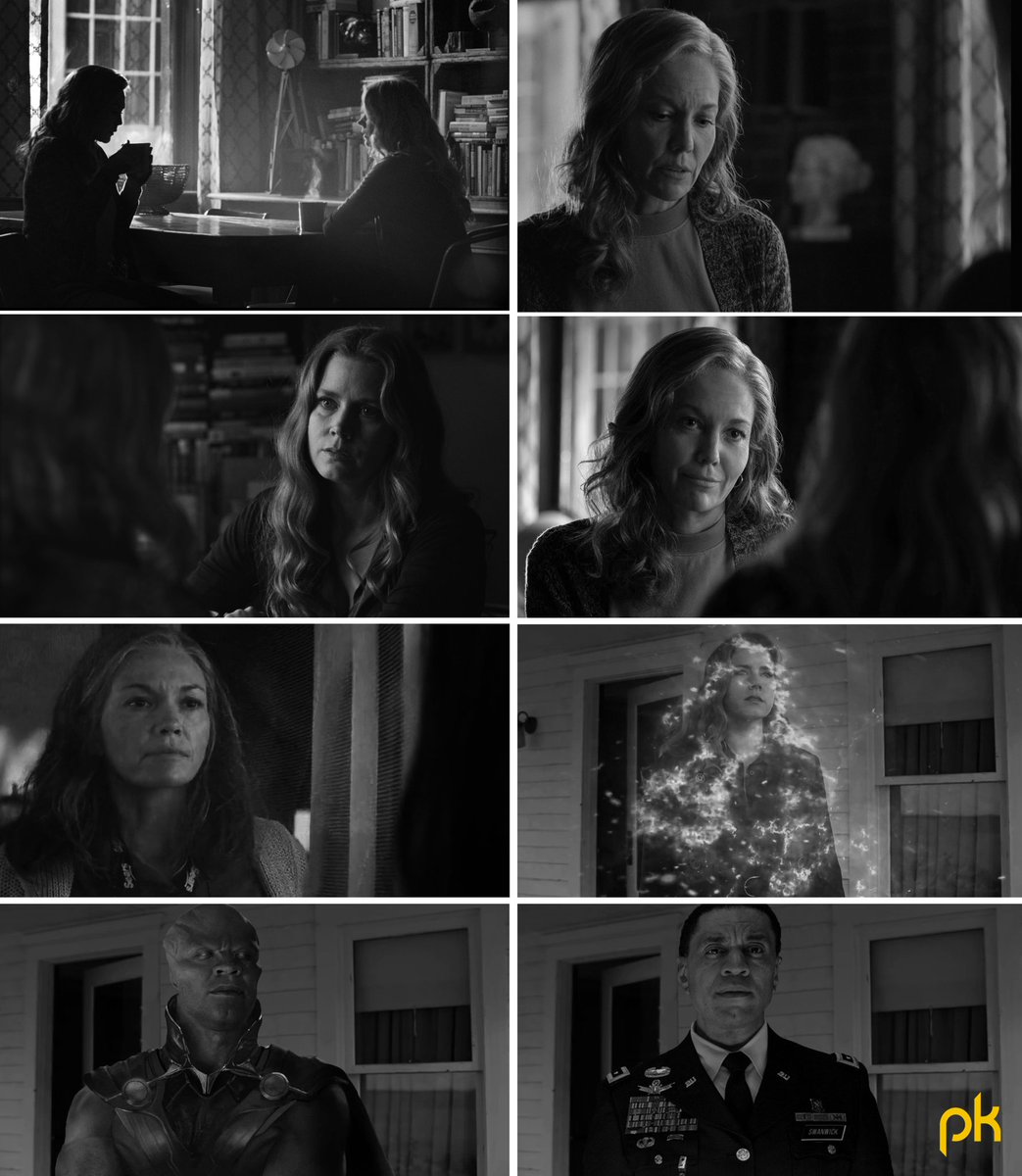 35 - LOIS & "MARTHA" ENDING:-At Kent Farm, Lois and Martha talk about the team. After Lois leaves, Martha reveals herself to be the Martian Manhunter in disguise. He has been impersonating General Calvin Swanwick to monitor Earth’s meta-humans for years.(Fan art below)