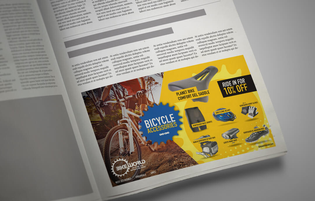 designiq_'s tweet photo. We help businesses of all sizes and like to highlight some of our past partnerships. Check out this Creative Spotlight on Bike World and how we helped an established brand expand with fresh creative. #designiq #designtalk #creativespotlight #advertising #smallbusiness #branding https://t.co/o3dkdasfQz