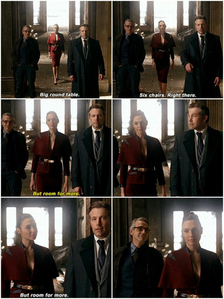 39 - BATMAN & WONDER WOMAN ENDING:-In Gotham, Batman and Wonder Woman discuss turning Wayne Manor into the Hall of Justice.