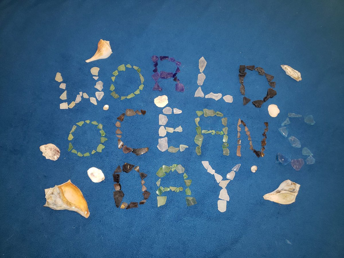 AtlanticYouth's tweet photo. #AtlanticYouth Alicia made this out of Ocean Glass! How beautiful is this 😍
It's just TWO (2) days to #WorldOceansDay! We're doing something creative every day with the colour blue & you should join us! Tag your photos/videos with #GoAtlanticBlue & #WorldOceansDay🌊 https://t.co/kCuB7MAqug