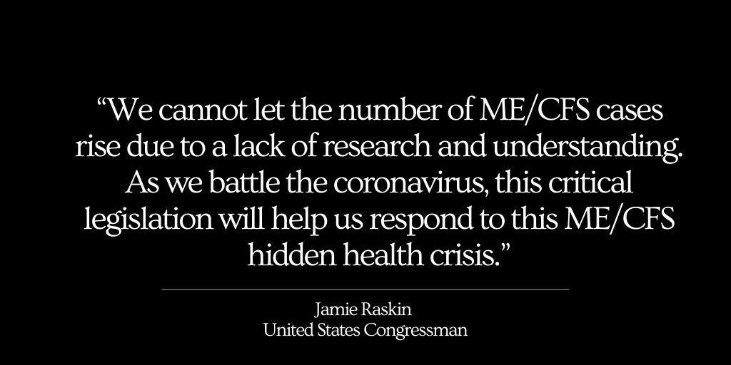 OpenMedF's tweet photo. In case you missed it, United States Congressman Jamie Raskin, U.S. Representative for Maryland's 8th congressional district has just introduced legislation to address the critical need for more funding into medical research of ME/CFS. Read more: https://t.co/vDcefEAreS https://t.co/UEHlX8t8G6