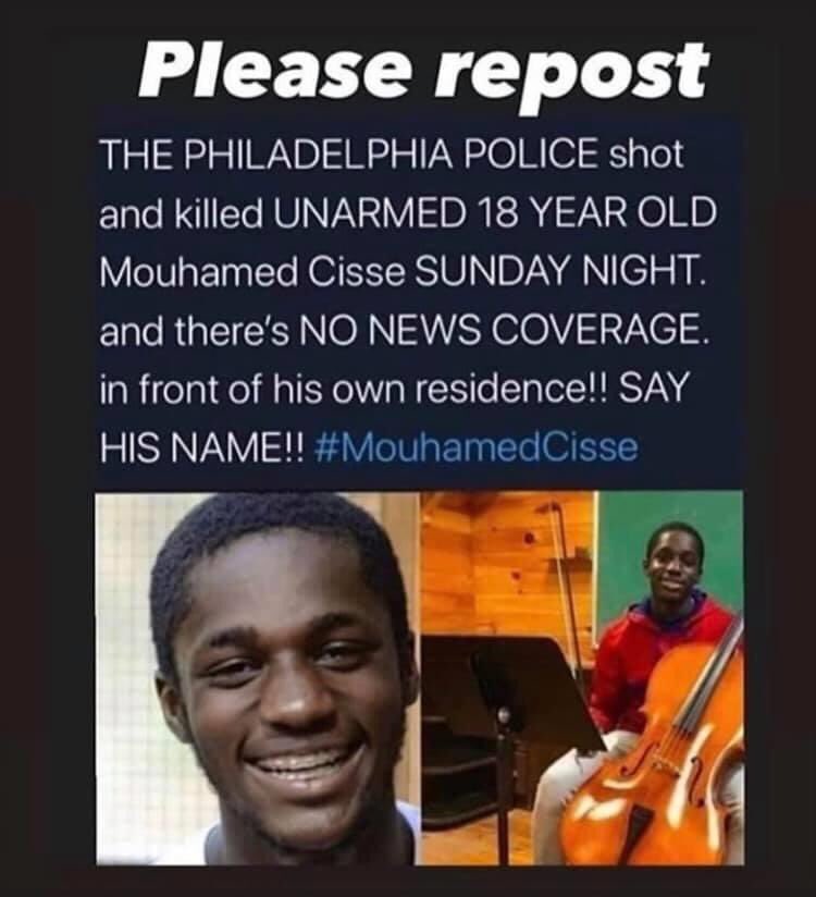 __TSJ's tweet photo. @PhillyPolice no justice no peace https://t.co/Cyp4Be0CrO