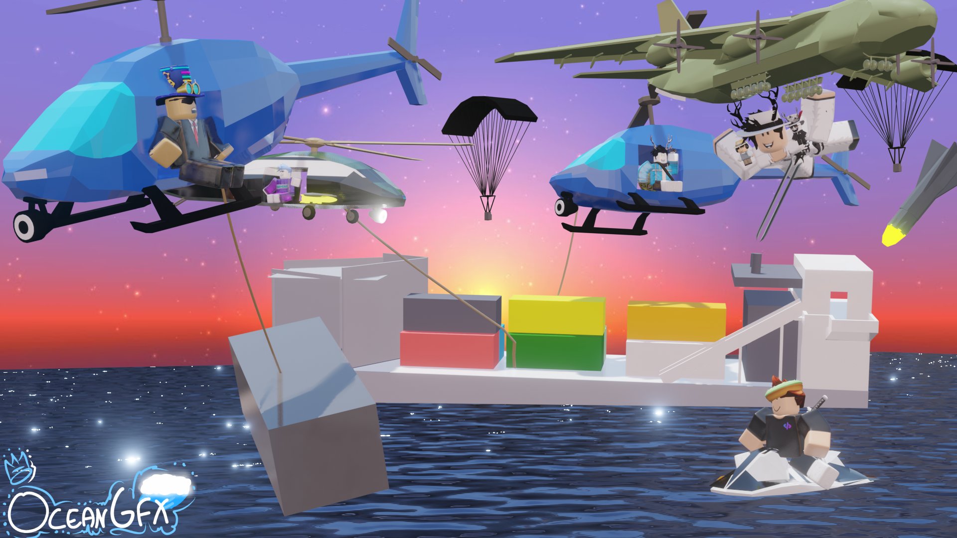 Oceanrblx On Twitter Are You Ready For The Cargo Ship Robbery Update In Roblox Jailbreak Tonight I Certainly Am That S Why I Have Created This Inspired Render For Asimo3089 And Badccvoid On - roblox robber gfx