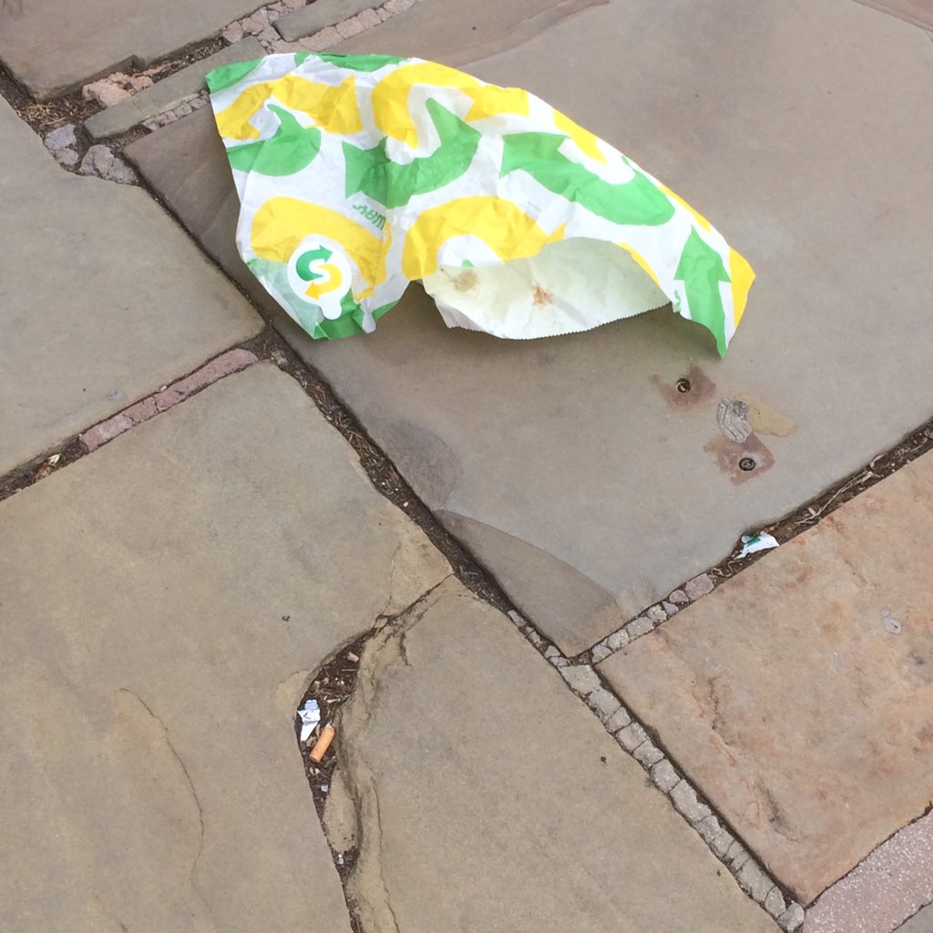KeepShrewsTidy's tweet photo. There is NO excuse for dropping litter! https://t.co/tdzUJgRHi1